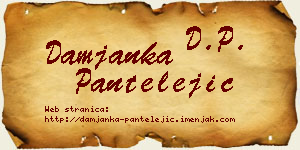 Damjanka Pantelejić vizit kartica